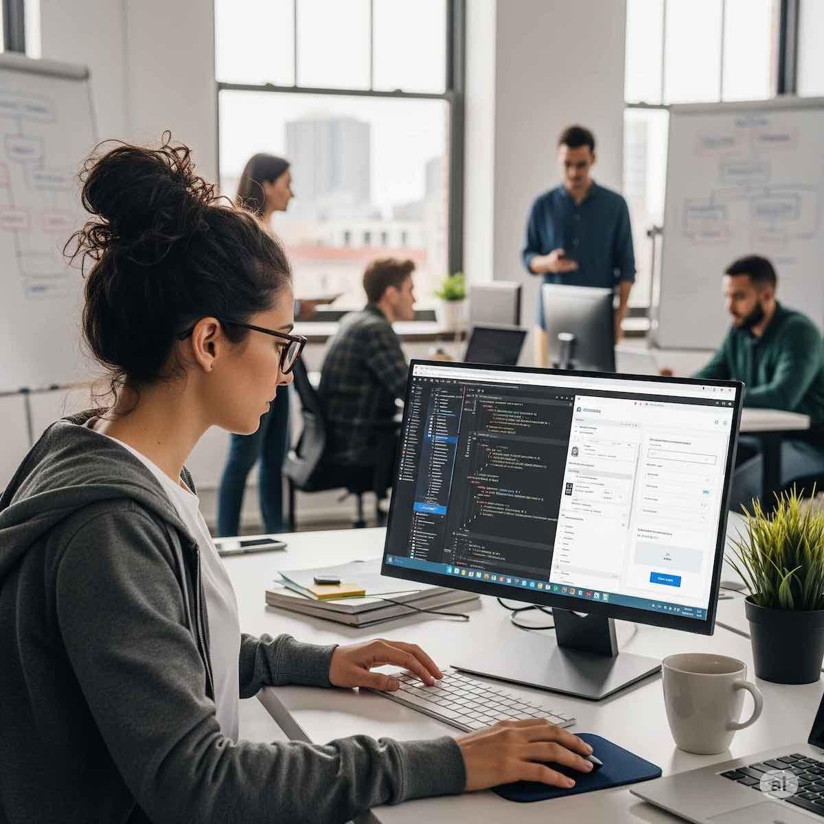 Software Entwickler / Software Developer © Google AI