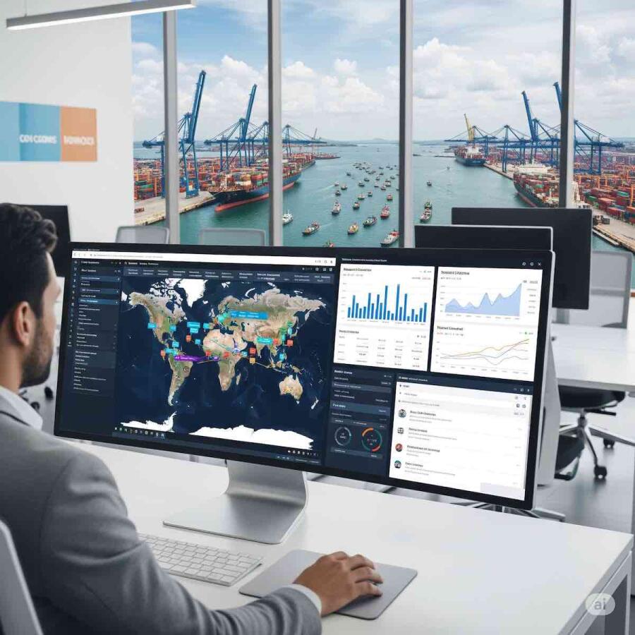 Kaufmann/-frau im Groß- und Außenhandelsmanagement &copy; Google AI