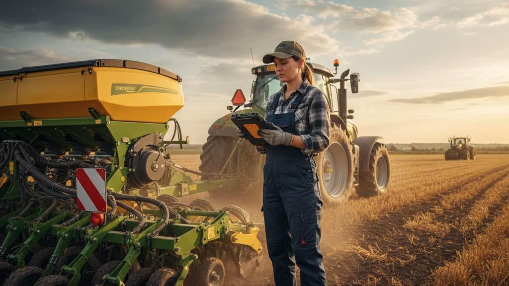 Fachkraft für Agrarservice &copy; Google AI