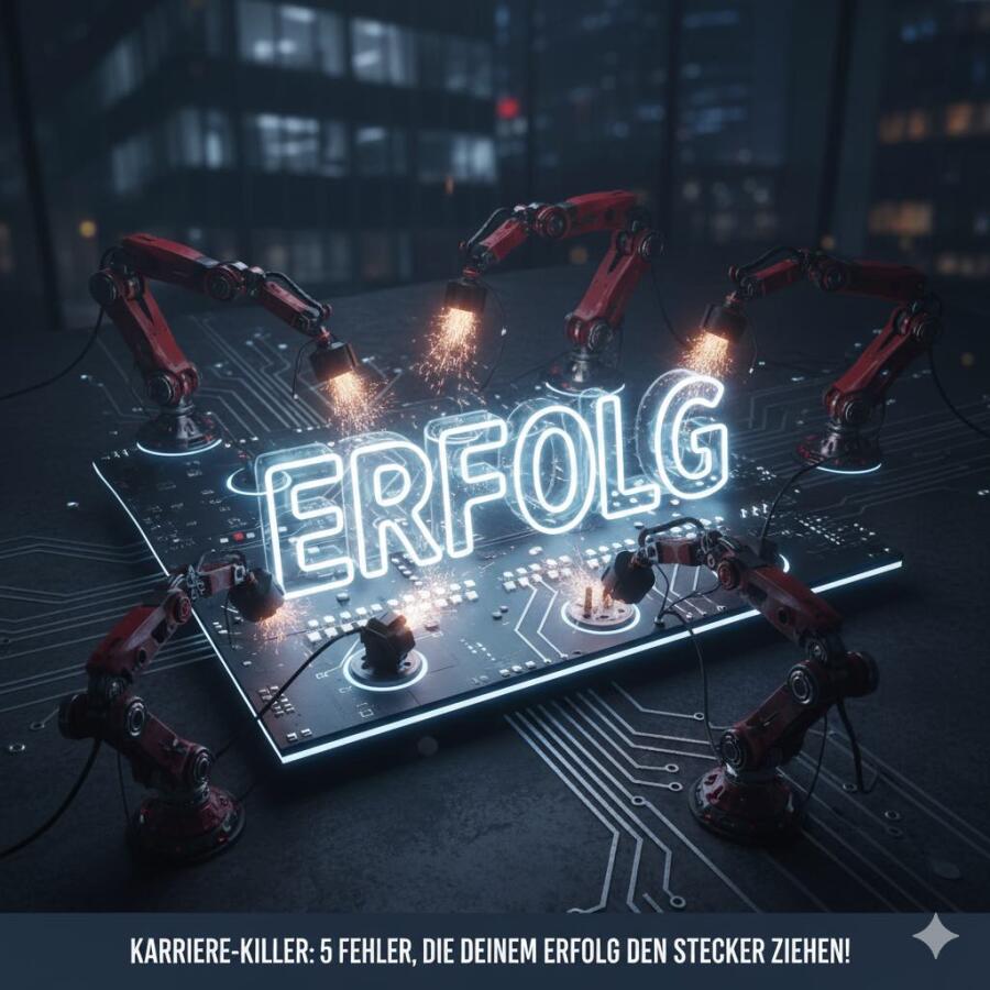 Karriere-Killer: 5 Fehler, die deinem Erfolg den Stecker ziehen! © Google AI