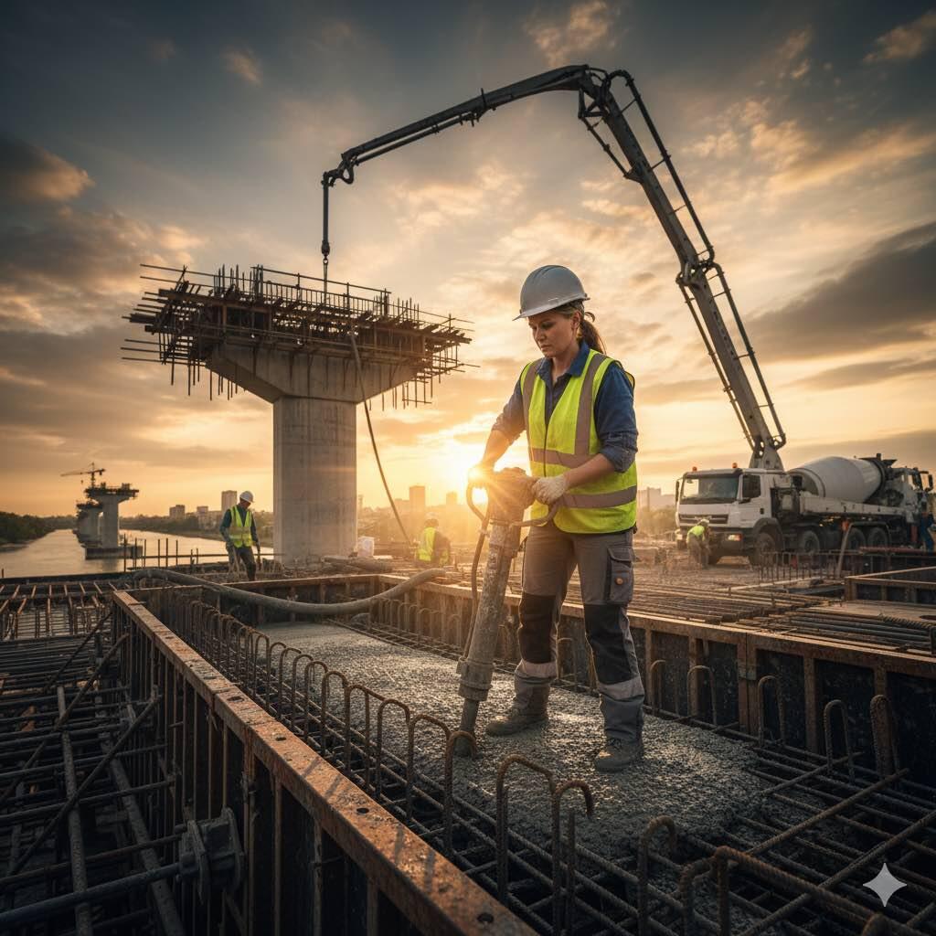 Beton- und Stahlbetonbauer/in © Google AI