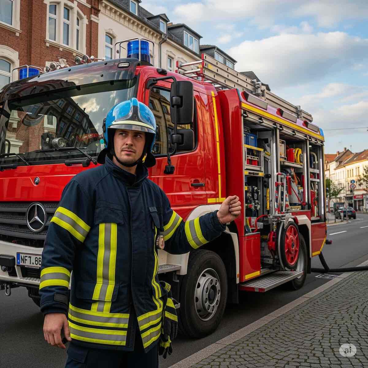Feuerwehrmann/-frau (Beamte/Beamtinnen im mittleren feuerwehrtechnischen Dienst) © Google AI