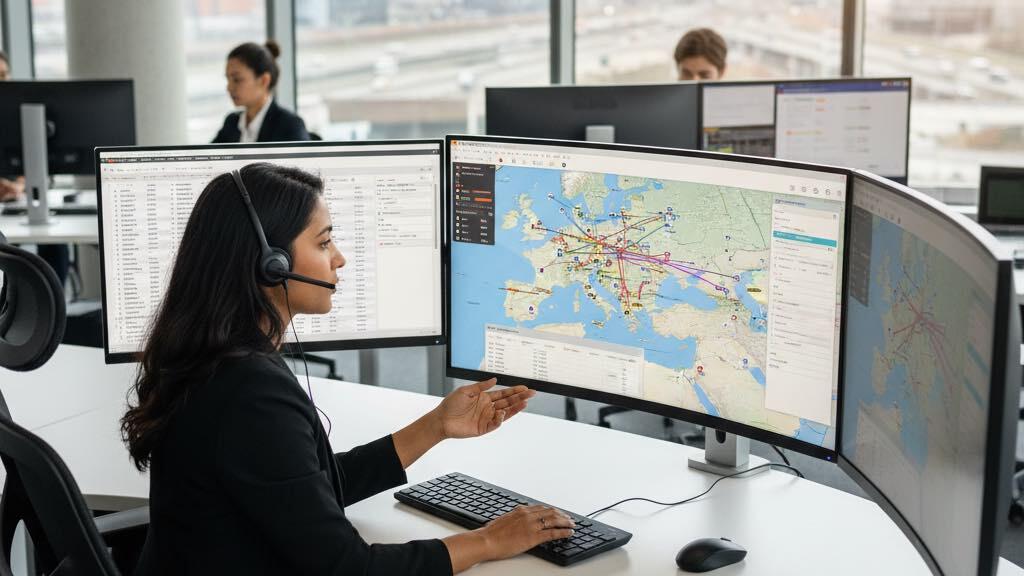 Disponent/in (Transport, Verkehr, Logistik) &copy; Google AI