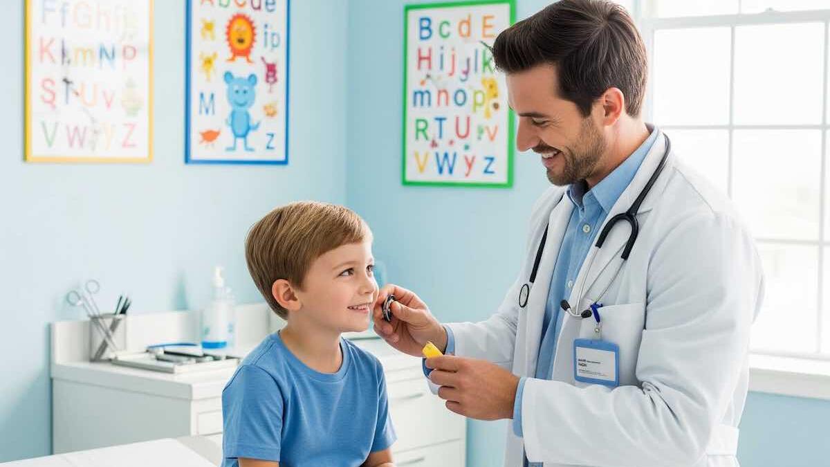 Kinderarzt &copy; Google AI