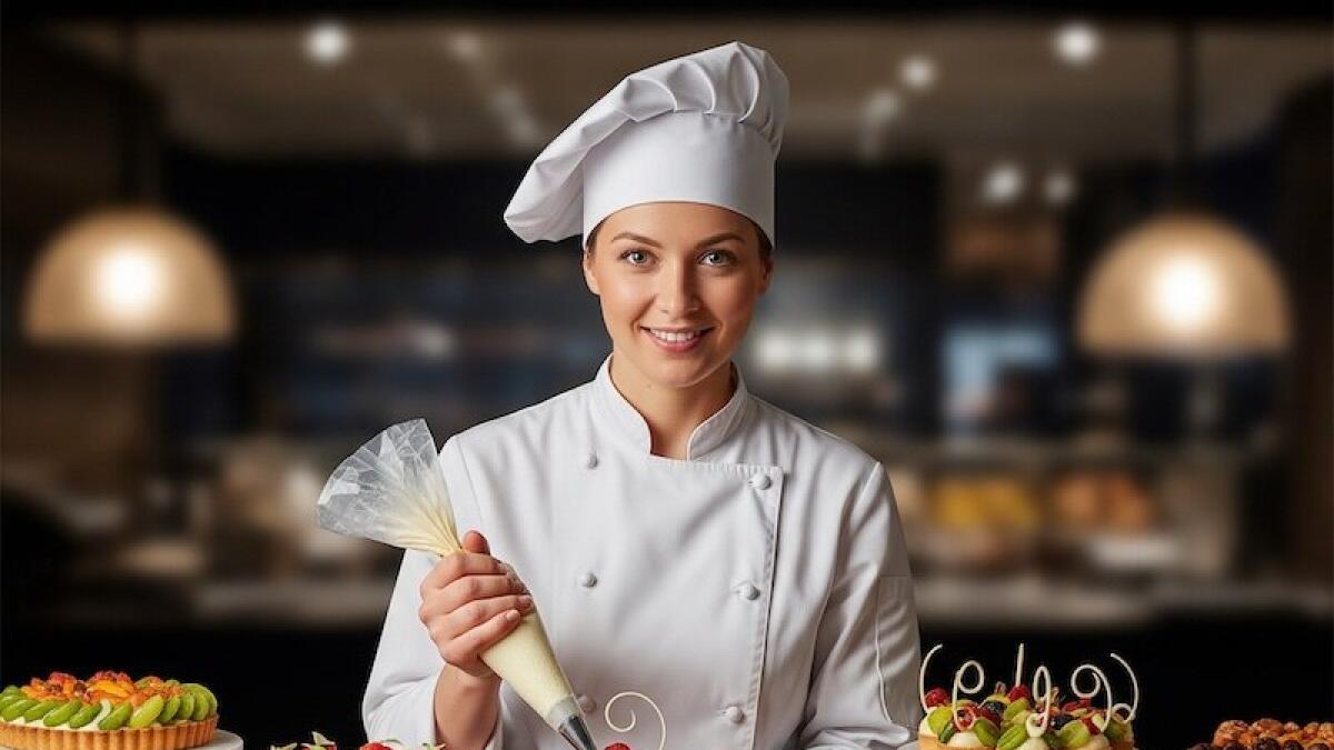 Konditor werden: Alles über Ausbildung, Gehalt, Aufgaben und Karrierechancen. Entdecke, ob der kreative Beruf in der süßen Handwerkskunst zu Dir passt! © Google AI
