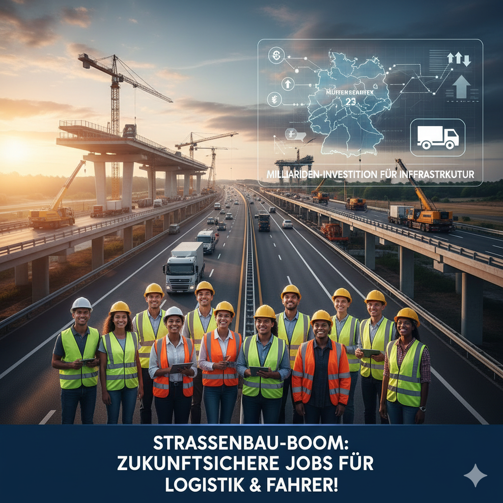 Strassenbauboom in Deutschland © Google AI Strassenbauboom in Deutschland © Google AI