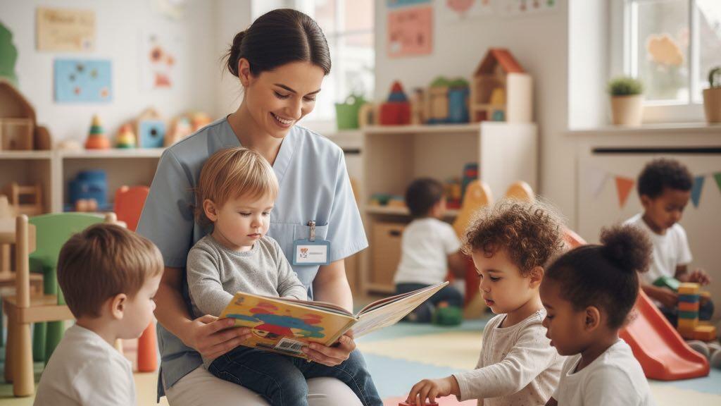 Kinderpfleger/in &copy; Google AI