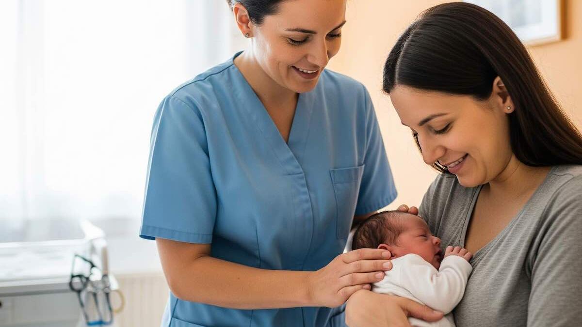 Hebamme &copy; Google AI