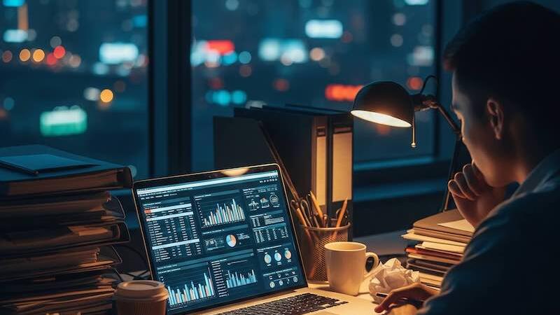 Büro Atmosphäre Überstunden &copy; Google AI