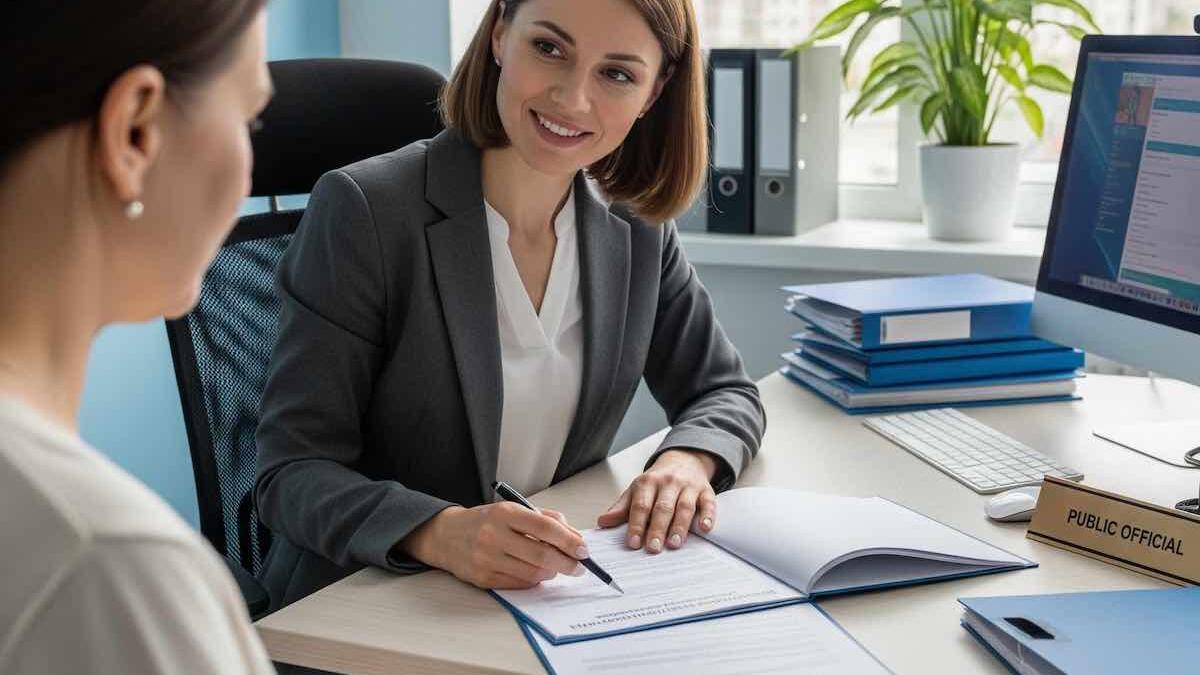 Beamtin in der Sozialverwaltung © Google AI Beamtin in der Sozialverwaltung © Google AI