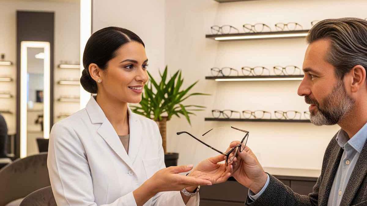 Augenoptiker/in &copy; Google AI