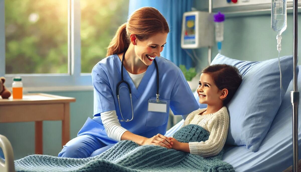 Illustration Kinderkrankenpfleger © Erstellt mit DALL·E