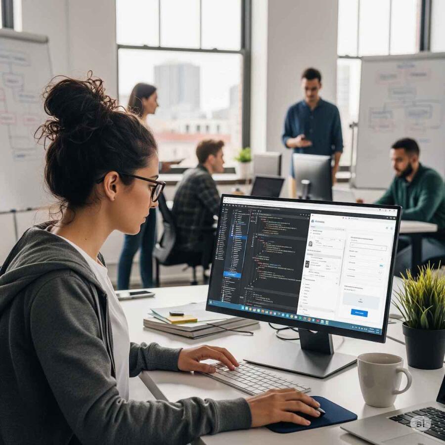 Software Entwickler / Software Developer © Google AI