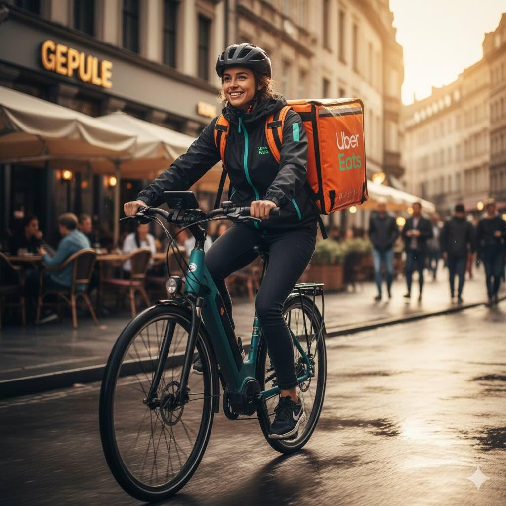 Food Delivery Fahrer/in (Lieferdienst) © Google AI