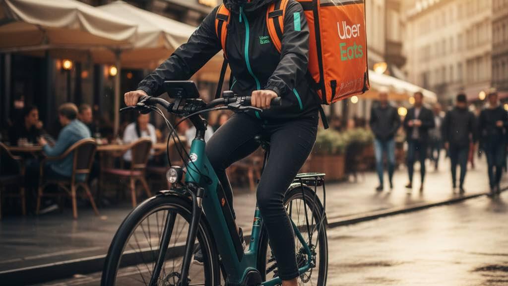 Food Delivery Fahrer/in (Lieferdienst) &copy; Google AI