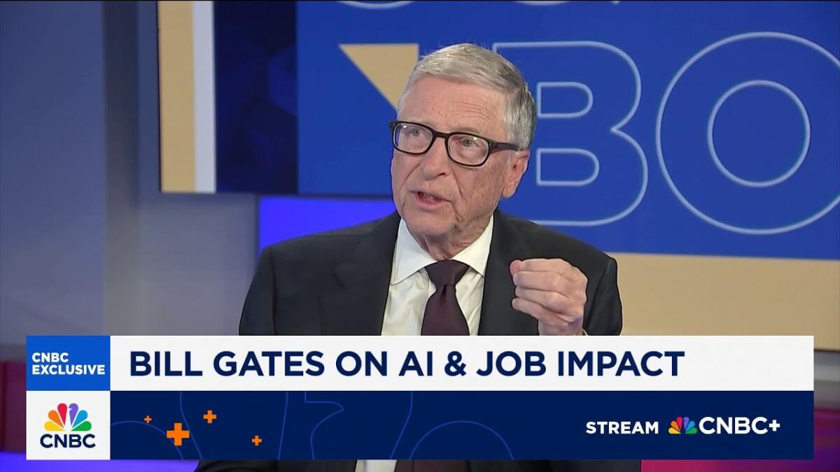 Bill Gates on AI © CNBC