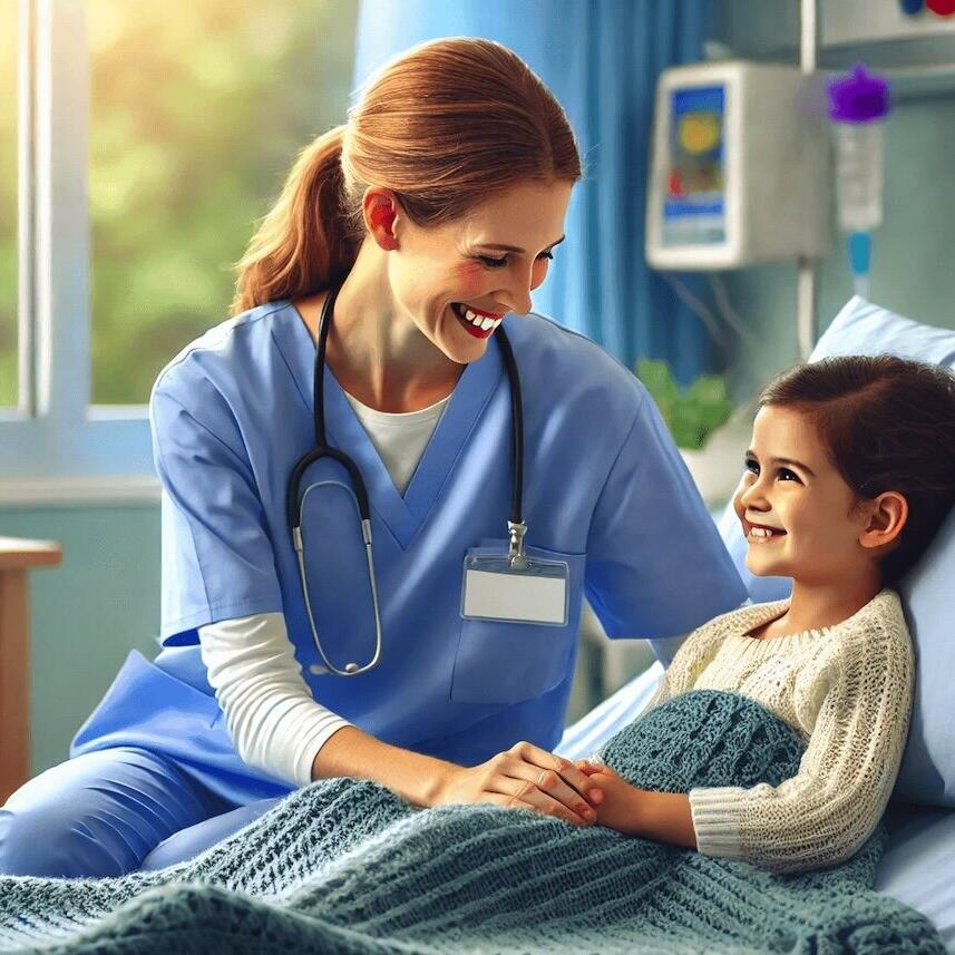 Illustration Kinderkrankenpfleger © Erstellt mit DALL·E