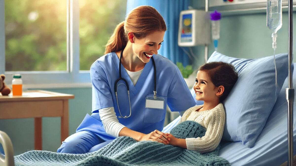 Illustration Kinderkrankenpfleger © Erstellt mit DALL·E