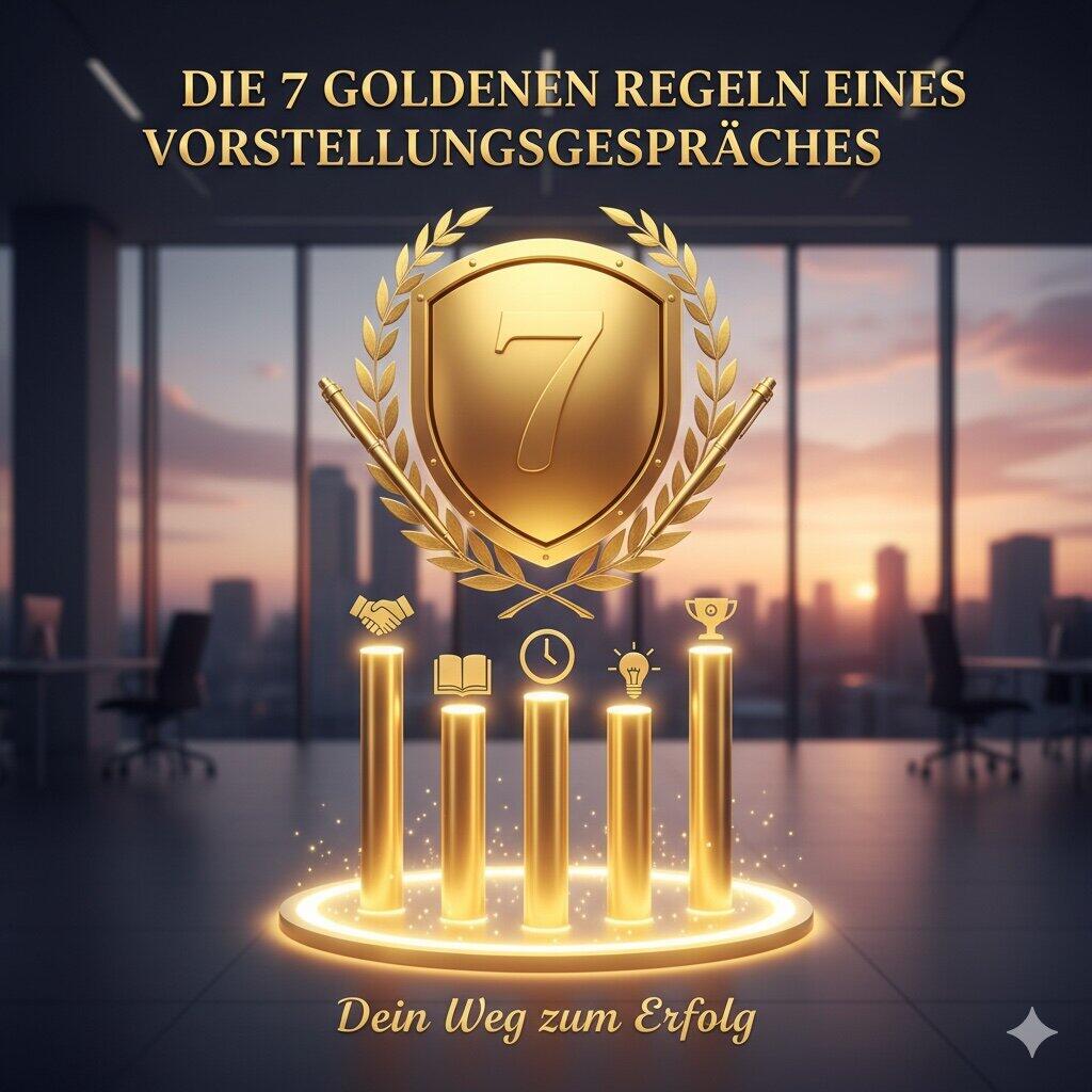 Die 7 Goldenen Regeln für ein erfolgreiches Vorstellungsgespräch © Google AI