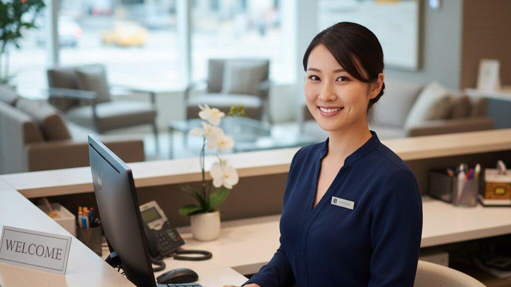 Rezeptionist/in &copy; Google AI